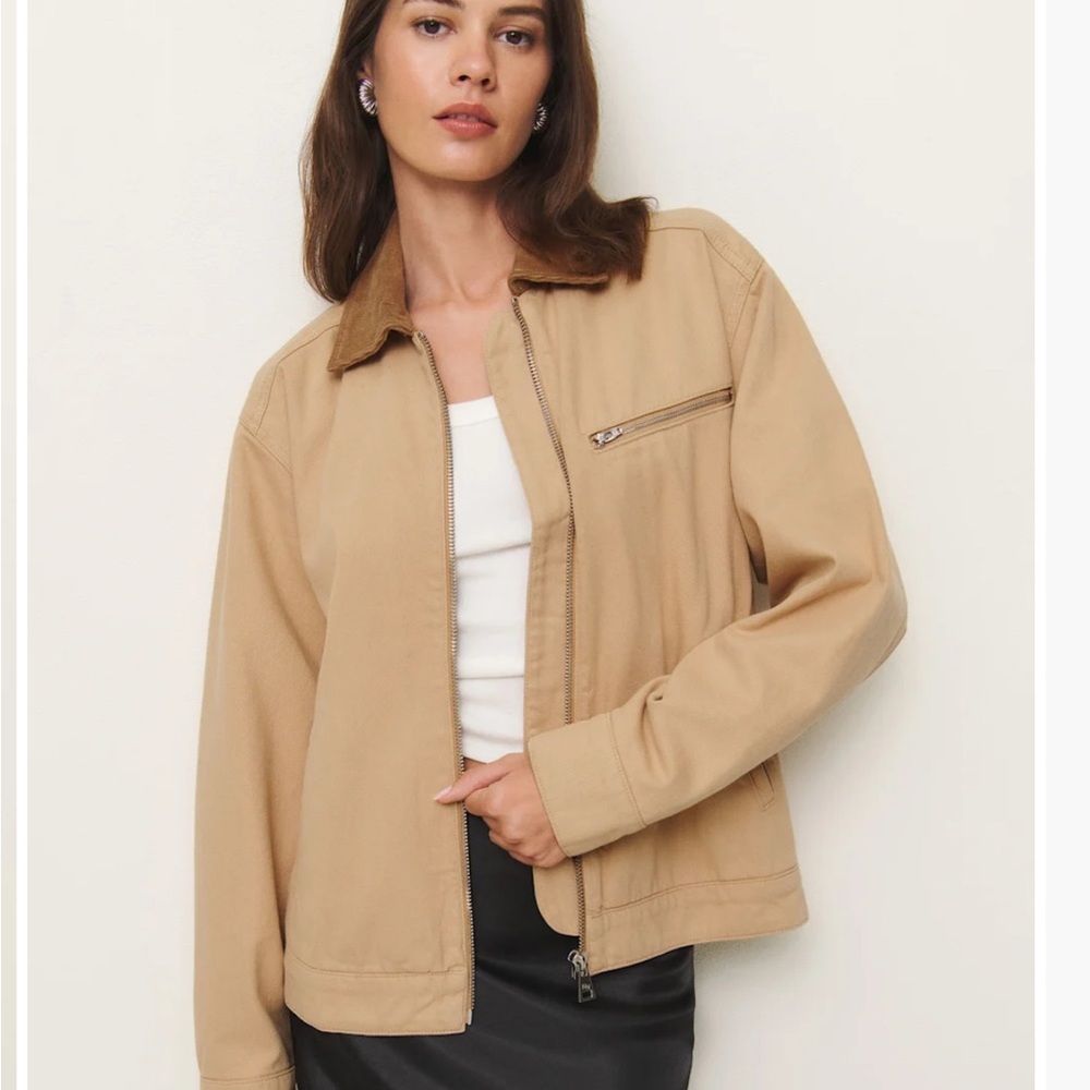 Reformation Harrison Utility Jacket – New With Tags - size Small - color: Alder